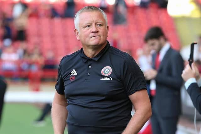 Blades boss Chris Wilder