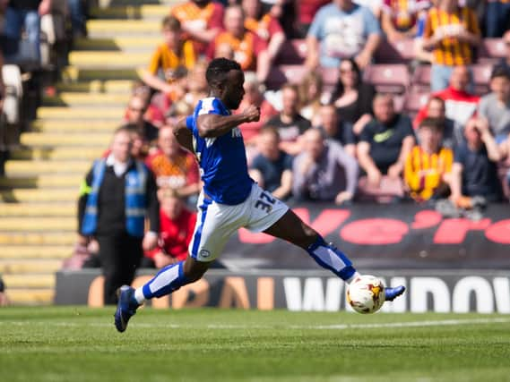 Jordan Slew in action for Chesterfield