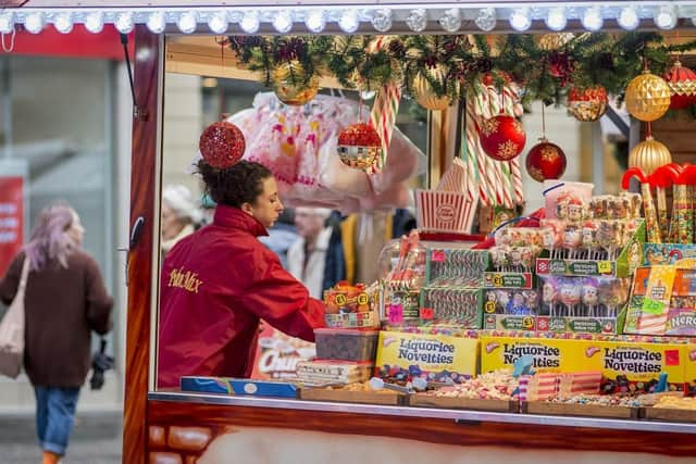 Last year's Christmas market in Sheffield city centre.