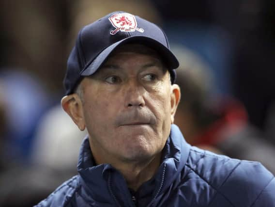 Middlesbrough boss Tony Pulis