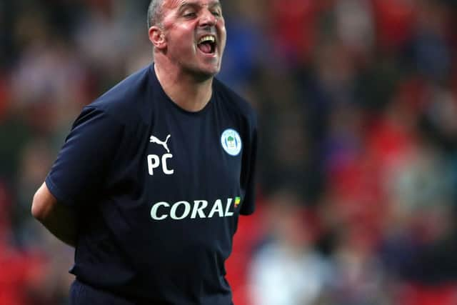 Wigan Athletic manager Paul Cook