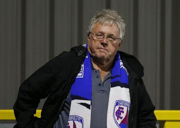 Picture by Gareth Williams/AHPIX.com; Football; Vanarama National League; Sutton United v Chesterfield FC; 30/10/2018 KO 19:45; The Knights Community Stadium; copyright picture; Howard Roe/AHPIX.com; Spireites fans at Sutton United