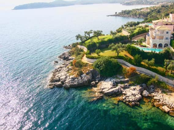 The stunning Villa Aliki.