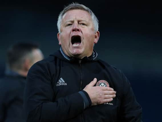 Blades boss Chris Wilder