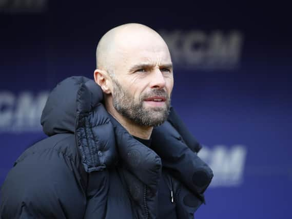 Paul Warne during the Millers' draw with Sheffield United.