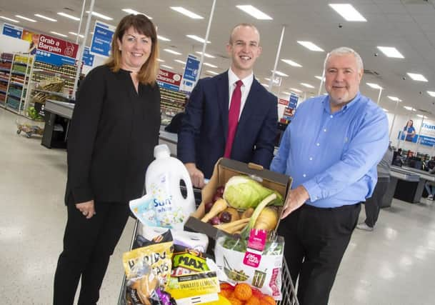 (left to right)Jane Marren, group managing director, Company Shop Mark Butterworth, relationship director, Lloyds Bank John Marren, founder and chairman, Company Shop