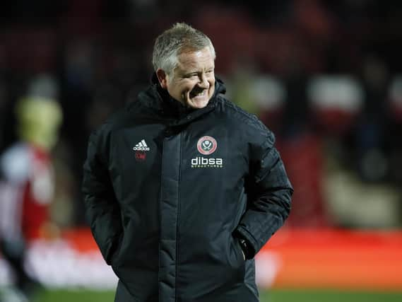 Chris Wilder manager of Sheffield Utd: David Klein/Sportimage