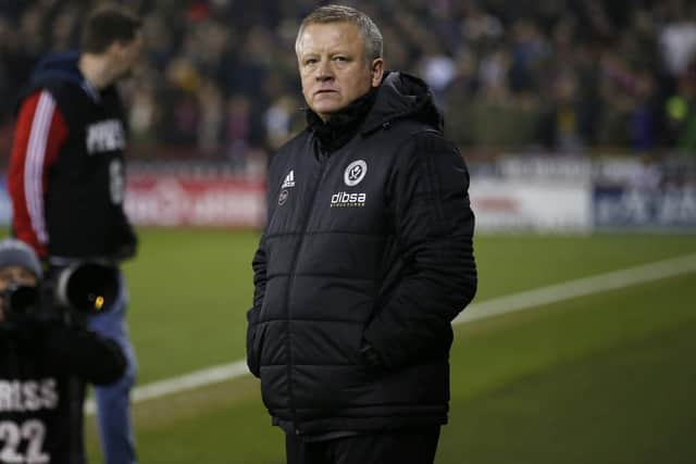 Chris Wilder manager of Sheffield United: Simon Bellis/Sportimage