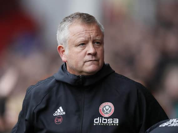 Chris Wilder Picture: Simon Bellis/Sportimage