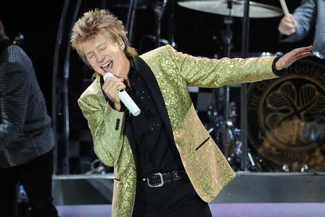 Rod Stewart in concert. Photo: Sean Hansford