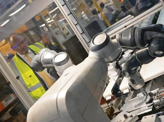 The ABB Yuni, a collaborative robot, pictured.