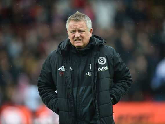 Chris Wilder. Picture: Robin Parker/Sportimage