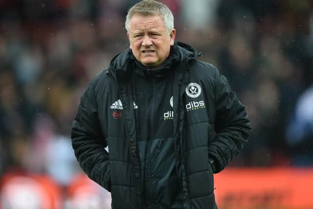 Chris Wilder. Picture: Robin Parker/Sportimage