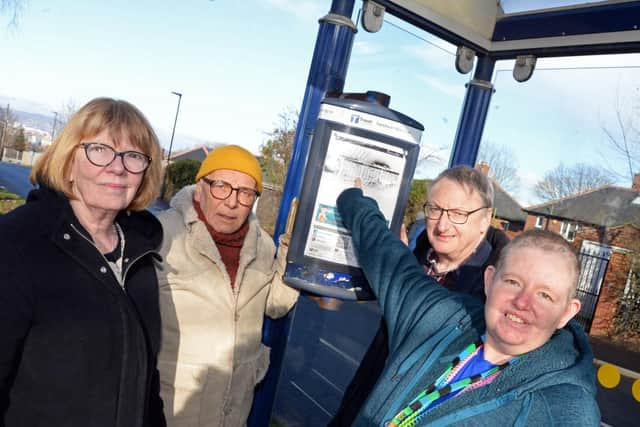 Becca Faulkner (right) with Graves Park ward councillors Steve Ayris and Ian and Sue Auckland