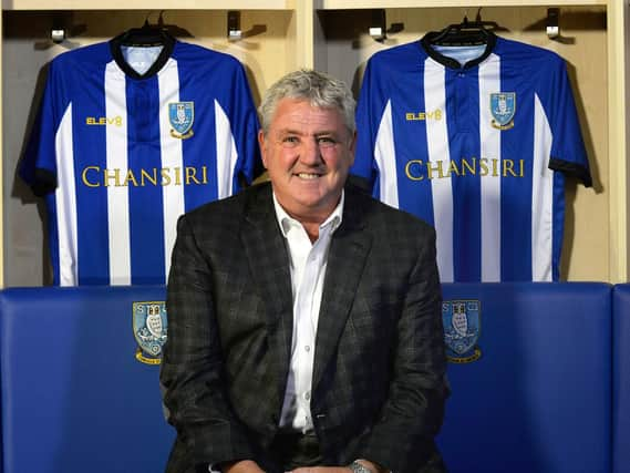 New Sheffield Wednesday Manager Steve Bruce. Pic Steve Ellis.