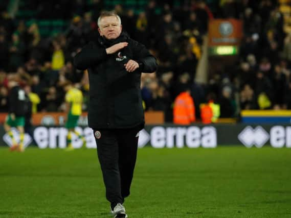 Blades boss Chris Wilder (Sportimage)