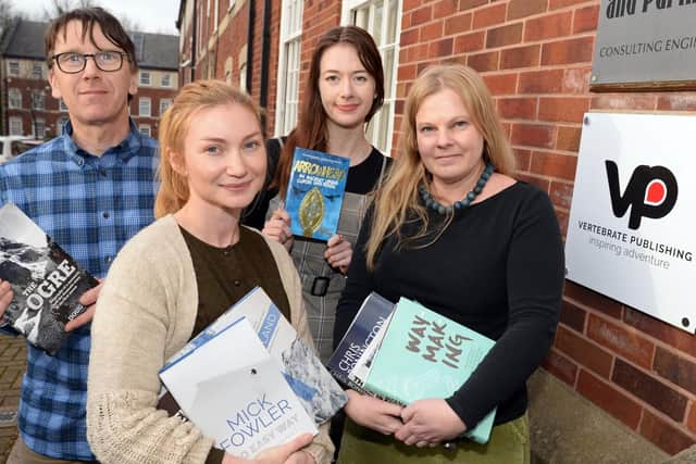 Jon Barton, publisher, Lorna Hargreaves, head of marketing, Sarah Gunton, digital assets editor and Jane Beagley, head of design. Picture: Marie Caley.