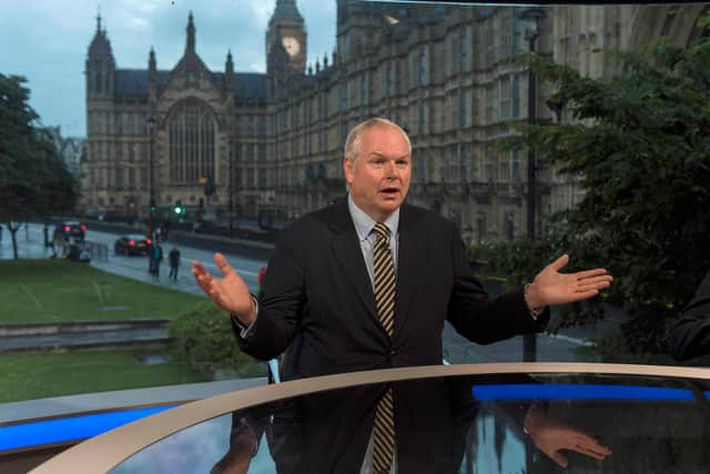 Adam Boulton (Photo by Chris Lobina/Sky News via Getty Images)