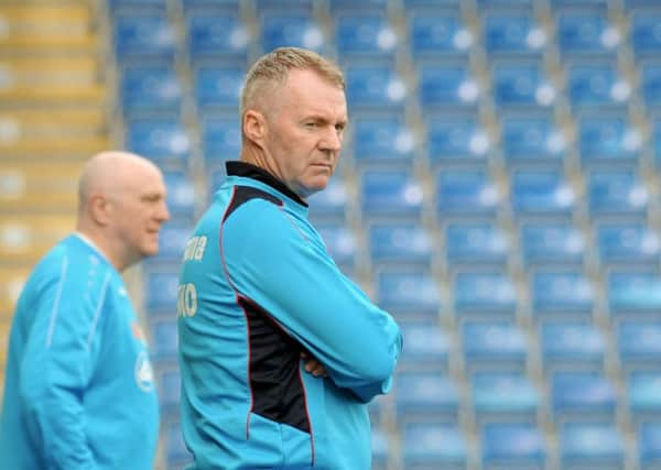 Chesterfield FC v Sutton Utd.
John Sheridan.