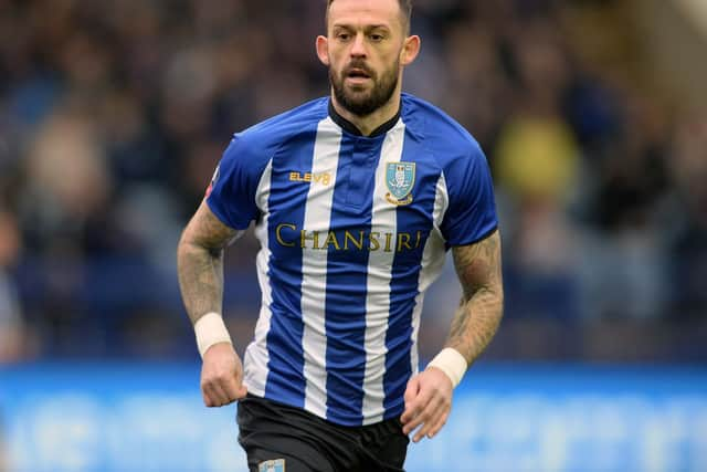 Owls Steven Fletcher .........Pic Steve Ellis