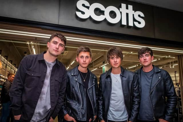 The Sherlocks at Scotts Menswear in Meadowhall. Photos: Marisa Cashill