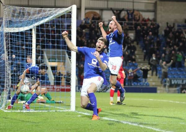 Chesterfield FC v Ebbsfleet Utd, late equaliser