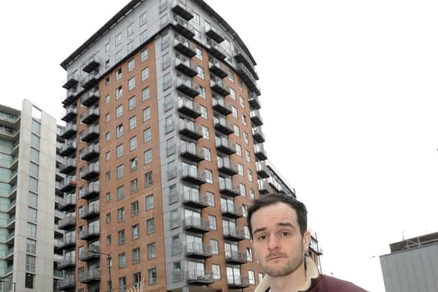 William Martin, pictured outside the Metis Tower. Picture: Steve Ellis