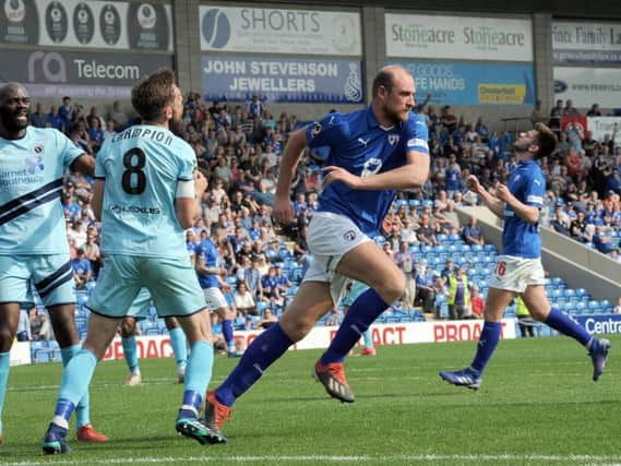 Denton scored a dozen goals for Chesterfield last season