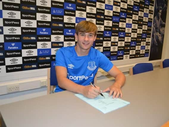 Danny Bramall left Everton this summer