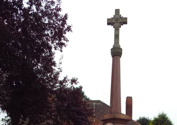 Crowle War Memorial.