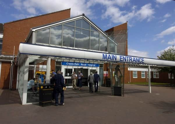 Chesterfield Royal Hospital.