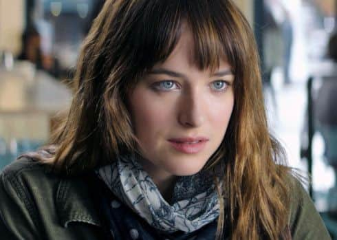 Fifty Shades of Grey. star Dakota Johnson as Anastasia "Ana" Steele.