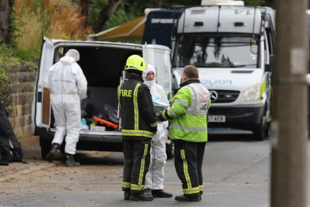 Picture shows police activity around a building site on Bank End Road in Worsbrough, Barnsley. Rossparry.co.uk/Ian Hinchliffe