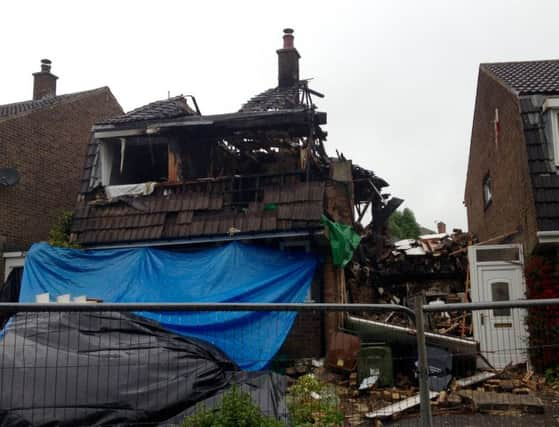 Neighbours pay tribute to married couple killed in an explosion at a house in Riddings yesterday (Sunday)