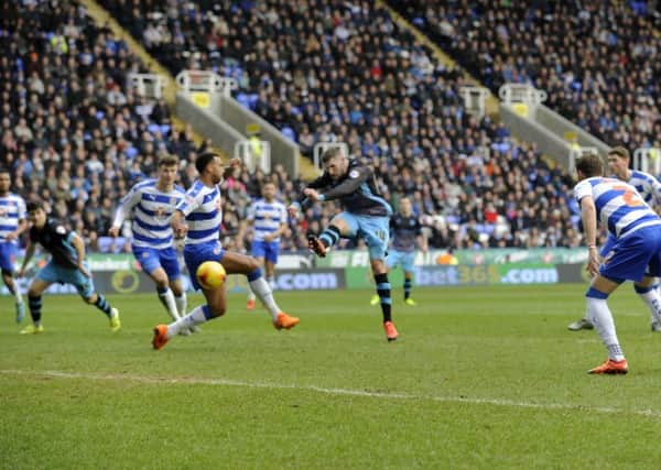 Gary Hooper scores. Pictures: Steve Ellis