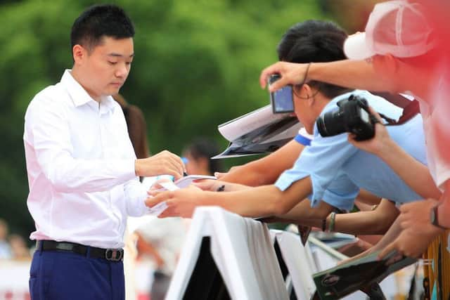 Ding Junhui. Image: World Snooker/Tai Chengzhe