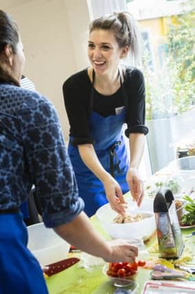 "Lets get cooking day" held at WIndmill city farm, Bristol by The children's Food Trust.