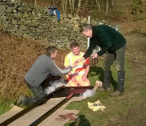 Ladybower works to restore footpath