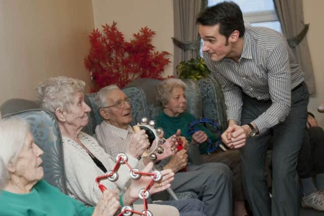 Lost Chord performed for residents of Waterside Grange Care Home, Dinnington on Wednesday