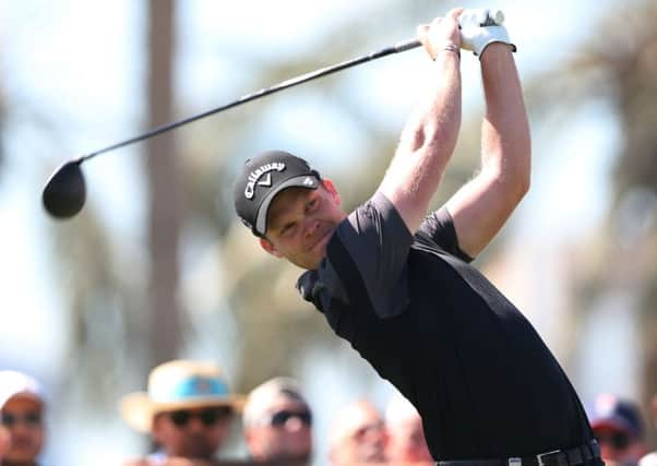 Danny Willett at the Dubai Desert Classic