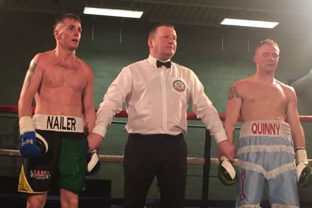 Steven Hale awaits the verdict from his fight with Jamie Quinn