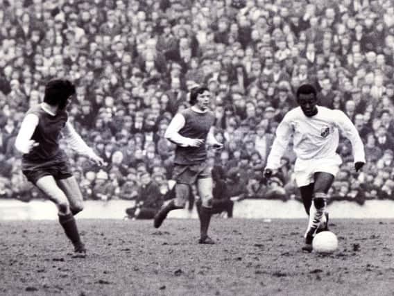 Pele in full flight against Wednesday