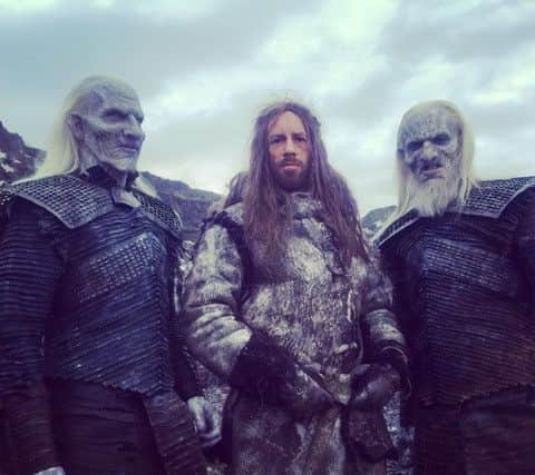 Sheffield stunt man Joel Conlan in Game of Thrones season five