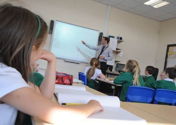 One of the two new classrooms at Ribbon Academy, Murton