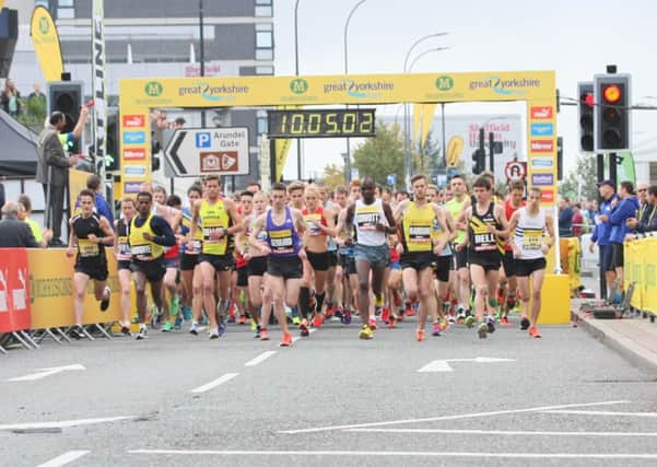 NSST Great Yorkshire Run. Start of race