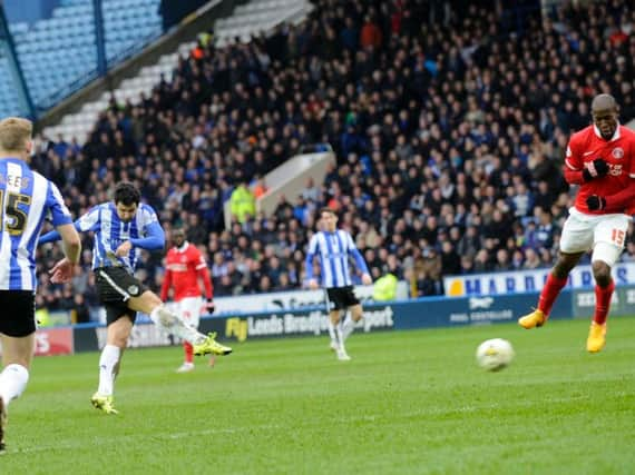 Alex Lopez strikes to make it 3-0 for Sheffield Wednesday