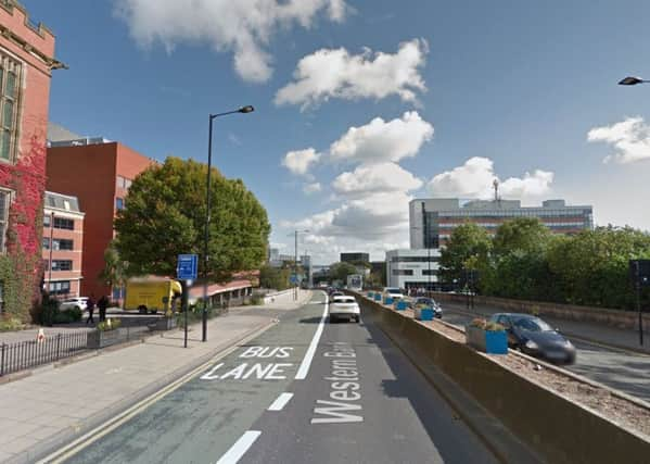 Western Bank bridge, Sheffield. Photo: Google