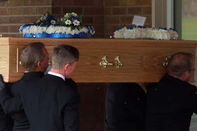 The funeral of Steve Uttley took place at Ardsley Crematorium in Barnsley.