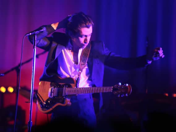 Alex Turner fronting The Last Shadow Puppets at Sheffield City Hall. Photos: Glenn Ashley.