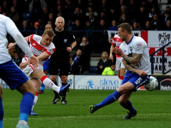 Gary McSheffrey strikes on goal